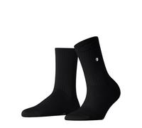 Burlington Fleet Street W So coton unies 1 paire, Chaussettes Femme, Noir Black 3000, 36-41