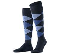 Burlington Homme Bas Longs - Manchester, Losanges, Taille Unique Bleu 40-46