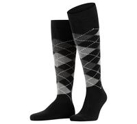 Burlington Homme Bas Longs - Preston, Losanges, Taille Unique Noir 40-46