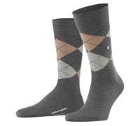Burlington Homme Chaussettes Edimbourg - Motif à Losanges,Argyle,Clip,Un Size,