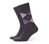 Burlington Homme Chaussettes Everyday 2er Paquet - Modèle Diamant, Uni, Onesize,