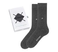 Burlington Hommes Chaussettes, 2er Paquet - Boîte à Cadeau " Basic - Uni 2-Pa