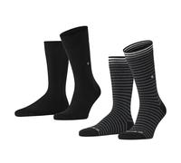 Burlington Hommes Chaussettes,2er Paquet - Everyday Rayures So Mixed,Coton,Une