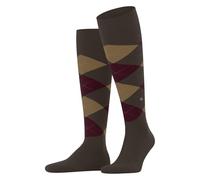 Burlington King M Kh Baumwolle Lang Gemustert Chaussettes Hautes, Braun Automne 5880, 42-48 Hommes