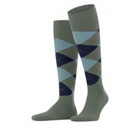 Burlington King M Kh Baumwolle Lang Gemustert Chaussettes hautes pour homme, vert sauge 7068, 40-46, Sauge verte 7068, 42-48