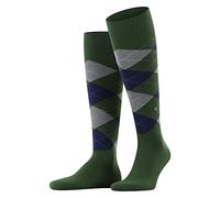 Burlington Pour des hommes King Argyle Coton Chaussettes - vert