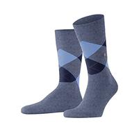 Burlington King M So coton fantaisie 1 paire, Chaussettes Homme, Bleu Turquoise 6664, 40-46