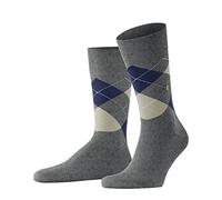 Burlington King M So coton fantaisie 1 paire, Chaussettes Homme, Gris Light Grey Melange 3393, 40-46