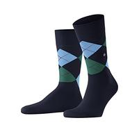Burlington King M SO coton motif fantaisie 1 paire, Chaussettes Homme, Bleu (Marine 6122) nouveau - écologique, 40-46