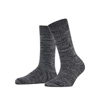 Burlington Knittingham W So laine coton fantaisie 1 paire, Chaussettes Femme, Noir Black 3000, 36-41
