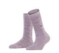 Burlington Knittingham W So laine coton fantaisie 1 paire, Chaussettes Femme, Violet Sephia Dust 6328, 36-41