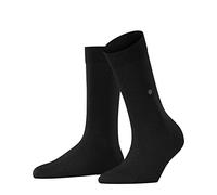 Burlington Lady W So coton unies 1 paire, Chaussettes Femme, Gris Oil Melange 3986, 36-41