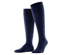 Burlington Leeds M KH laine coton unies 1 paire, Chaussettes longues Homme, Bleu (Marine 6120), 40-46