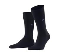 Burlington Leeds M So coton laine unies 1 paire, Chaussettes Homme, Bleu Marine 6120, 40-46