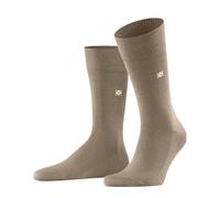 Burlington Leeds M So coton laine unies 1 paire, Chaussettes Homme, Marron Sun 5039, 40-46