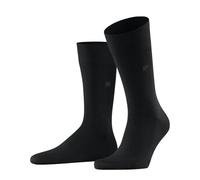 Burlington Leeds M So coton laine unies 1 paire, Chaussettes Homme, Noir Black 3000, 40-46