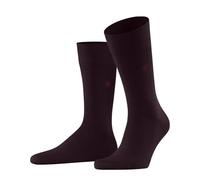 Burlington Leeds M So coton laine unies 1 paire, Chaussettes Homme, Rouge Claret 8435, 40-46