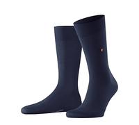 Burlington Lord M So coton unies 1 paire, Chaussettes Homme, Bleu Marine 6120, 40-46