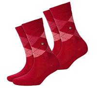 Burlington Lot de 2 paires de chaussettes Whitby pour femme - Taille : 36-41 - Couleur : rouge (8226)