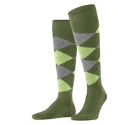 Burlington Manchester M Kh coton fantaisie 1 paire, Chaussettes longues Homme, Vert Shamrock 7132, 40-46
