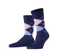 Burlington Manchester M So coton fantaisie 1 paire, Chaussettes Homme, Bleu Night Blue 6583, 40-46