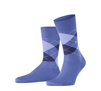 Burlington Manchester M So coton fantaisie 1 paire, Chaussettes Homme, Bleu Water 6550, 46-50