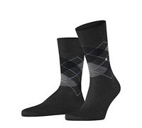 Burlington Manchester M So coton fantaisie 1 paire, Chaussettes Homme, Gris Anthracite Melange 3095, 40-46