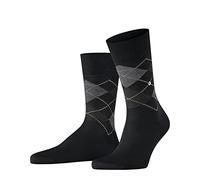 Burlington Manchester M So coton fantaisie 1 paire, Chaussettes Homme, Noir Black 3000, 46-50