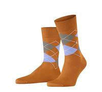 Burlington Manchester M So coton fantaisie 1 paire, Chaussettes Homme, Orange Sunset 8685, 40-46