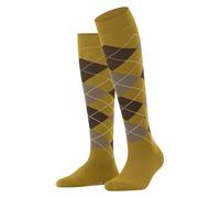 Burlington Marylebone W Kh laine fantaisie 1 paire, Chaussettes longues Femme, Jaune Curry 1590, 36-41