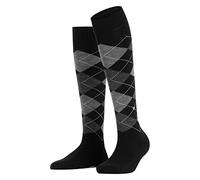 Burlington Marylebone W KH laine motif fantaisie 1 paire, Chaussettes longues Femme, Noir (Black 3000), 36-41