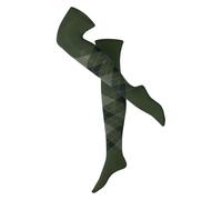 Burlington Marylebone W Ok laine fantaisie 1 paire, Chaussettes hautes Femme, Vert Asparagus 7045, 36-41