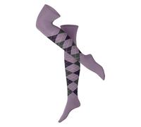 Burlington Marylebone W Ok laine fantaisie 1 paire, Chaussettes hautes Femme, Violet Sephia Dust 6328, 36-41