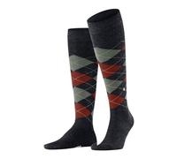 Burlington Melange Edinburgh M Kh Wolle Gemustert Chaussettes, Bleu Marine Blue Mix 6274, 42-48 Hommes