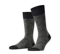 Burlington Paisley M So coton fantaisie 1 paire, Chaussettes Homme, Noir Black 3000, 40-46