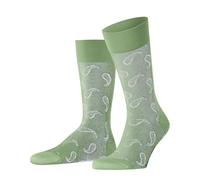 Burlington Paisley M So coton fantaisie 1 paire, Chaussettes Homme, Vert Quiet Green 7378, 40-46