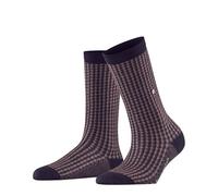 Burlington Pepita W So laine fantaisie 1 paire, Chaussettes Femme, Rouge Wineberry 8761, 36-41