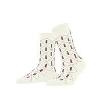 Burlington Phone Booth W So coton fantaisie 1 paire, Chaussettes Femme, Blanc Off-White 2040, 36-41