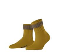 Burlington Plymouth W So laine unies 1 paire, Chaussettes Femme, Jaune Mustard 1593, 36-41
