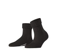 Burlington Plymouth W So laine unies 1 paire, Chaussettes Femme, Marron Dark Brown 5235, 36-41