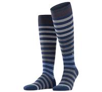 Burlington Pour des hommes Blackpool Rayé Coton Chaussettes - Bleu