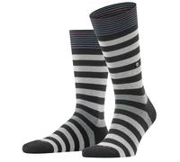 Burlington Pour des hommes Blackpool Rayé Coton Chaussettes - Noir