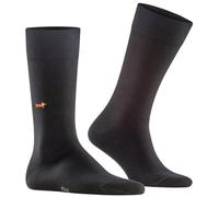 Burlington Pour des hommes Brit Style Plaine Coton Chaussettes - Noir