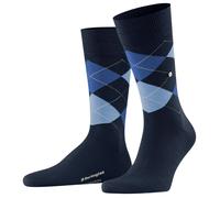 Burlington Pour des hommes Edinburgh Argyle La laine Chaussettes - Bleu