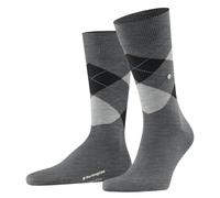Burlington Pour des hommes Edinburgh Argyle La laine Chaussettes - Gris