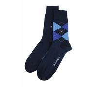 Burlington Pour des hommes Everyday Mix Argyle Coton Chaussettes - Bleu