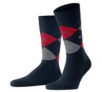 Burlington Pour des hommes King Argyle Coton Chaussettes - Marine