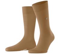 Burlington Pour des hommes Lord Plaine Coton Chaussettes - marron
