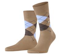 Burlington Pour des hommes Manchester Argyle Coton Chaussettes - Beige