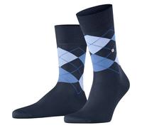 Burlington Pour des hommes Manchester Argyle Coton Chaussettes - Marine